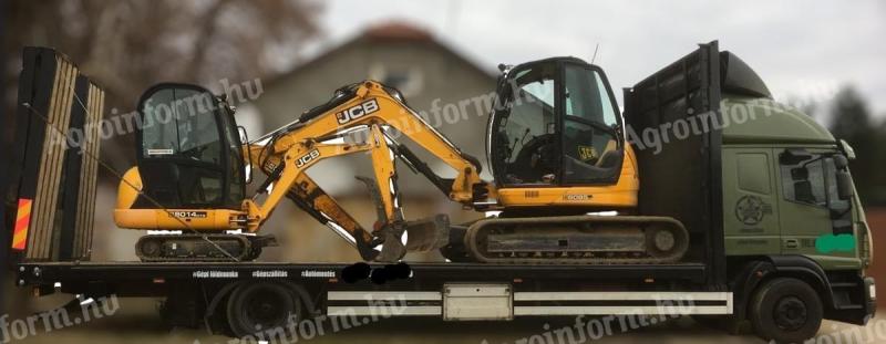 JCB 8085, JCB 8014, Iveco Eurocargo