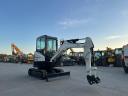 Mini-excavator Bobcat E25EM cu suspensie de cauciuc