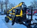 HYDROFAST H9 - FORESTRY SKID STEER - 7 M WITH CRANE - DEMONSTRATION VIDEO - ROYAL TRACTOR