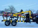 HYDROFAST H9 - FORESTRY SKID STEER - 7 M WITH CRANE - DEMONSTRATION VIDEO - ROYAL TRACTOR