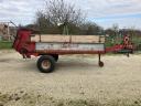 Small fertilizer spreader, double roller, with gimbal