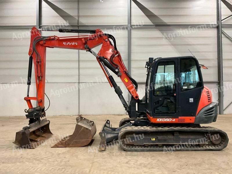 Kubota KX080-4 / 2014 / 3200 ur / Klimatska naprava / Leasing od 20%