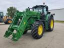 John Deere 6155M TLS + suspended cab + automatic steering preparation + JD 643 front loader