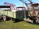 Single axle trailer, organic fertiliser spreader, 5 tonnes