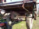 Single axle trailer, organic fertiliser spreader, 5 tonnes