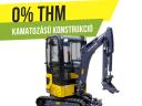 Mini rotacijski bager z gumijasto gredo, z nožem v kabini / Eurotrac HE18-SR - 0 % APR