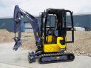 Mini-excavator rotativ, cu pneuri, cuțit cabină / Eurotrac HE18-SR - 0 % APR