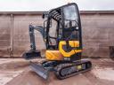 Mini-excavator rotativ, cu pneuri, cuțit cabină / Eurotrac HE18-SR - 0 % APR