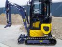 Mini-excavator rotativ, cu pneuri, cuțit cabină / Eurotrac HE18-SR - 0 % APR