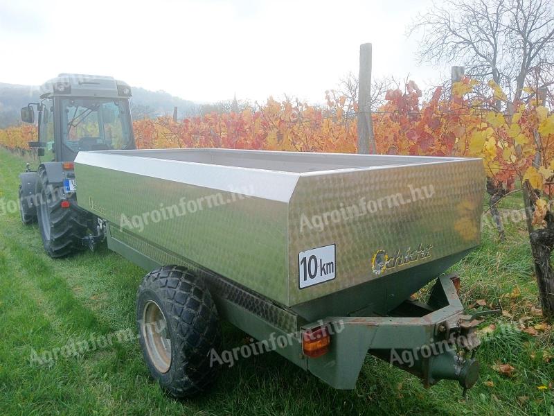 Harvesting trolley, 3000 litres Inox Schicht