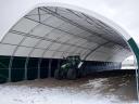 Machine shed, warehouse, tent, tarpaulin shed, agricultural storage tent with building permit