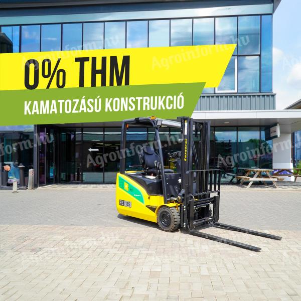 Elektrický vysokozdvižný vozík (max. 1800 kg) / Eurotrac FE18S - 0 % APR