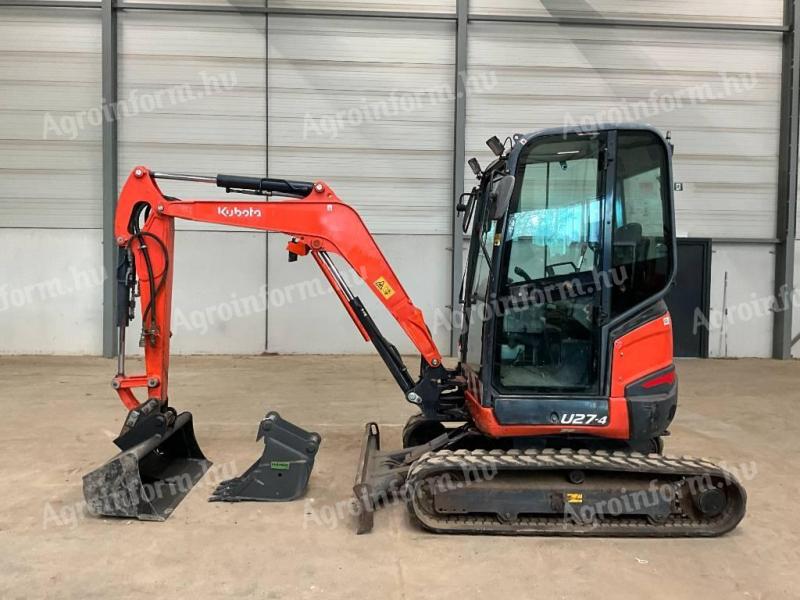 Kubota U27-4 / 2015 / 2650 hodin / Leasing od 20%