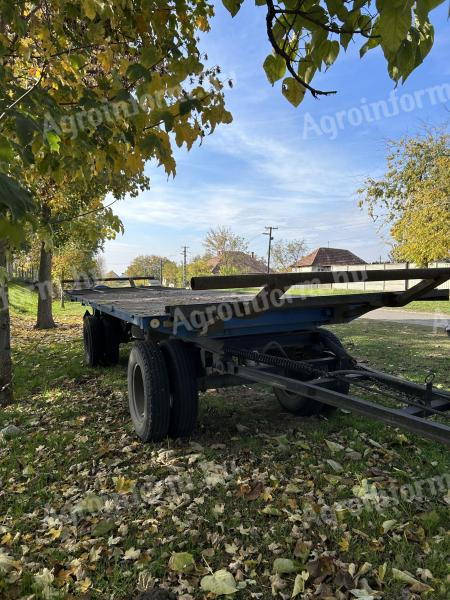 MBP fixed flatbed bale transport trailer