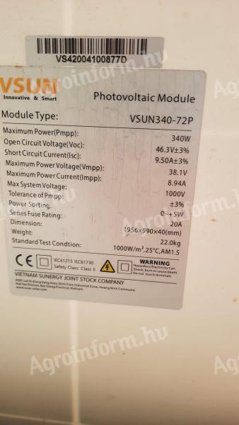 System fotowoltaiczny na sprzedaż 8x40 kW