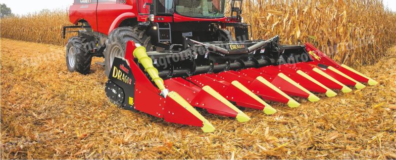 OLIMAC Drago2 corn cutting table, 6 row folding / demo adapter/