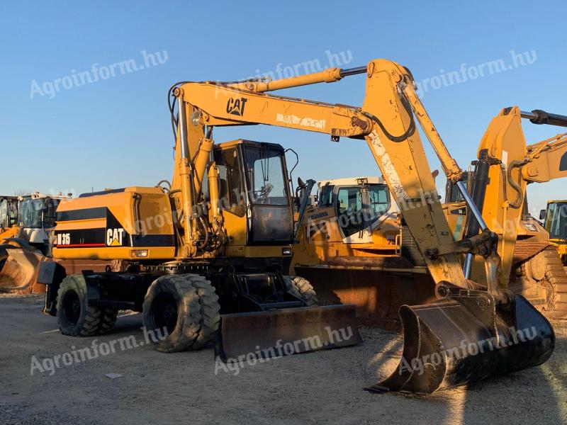 Caterpillar M315 rubber wheel excavator