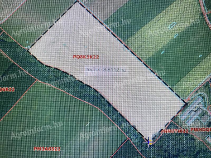 8,5 ha dobrej jakości gruntów ornych