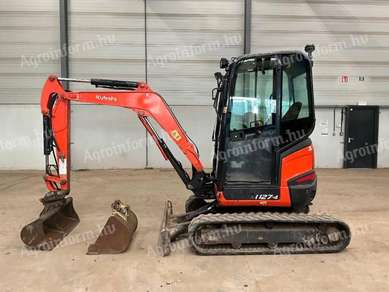 Kubota U27-4 / 2018 / 1100 prevádzkových hodín / 2 vedrá / Nájom od 20%