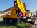 Cube bale pick-up and transport trailer