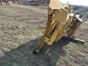 2.7 m hydraulic snow plough, pusher, snow plough with angular adjustment