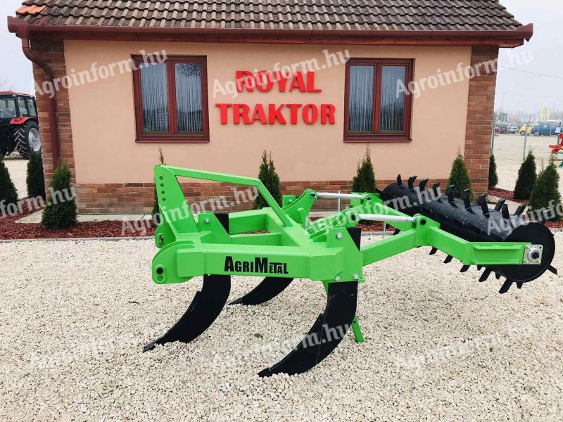 GLEBOGRYZARKA AGRIMETAL 3 NOŻOWA Z WAŁEM TRAKTOR ROYAL