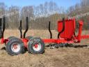 KTS 10 TON FORESTRY TRAILER - 6.4 METER CRANE - ROYAL TRACTOR