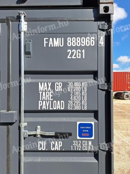 New, single-way 20' DC containers