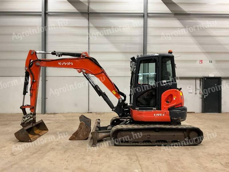 Kubota U55-4 / 2018 / 1800 hours / 2 buckets / Leasing from 20%