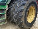 John Deere 8335R tractor with twin wheels