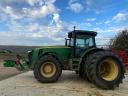 John Deere 8335R tractor with twin wheels