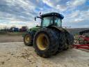 John Deere 8335R tractor with twin wheels