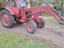 Mtz 50 with front loader, bale fork, soil bucket, big bag bag lifter, manure fork