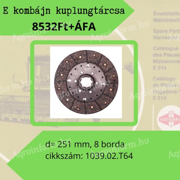 Fortschritt combine clutch disc E-514, E-280