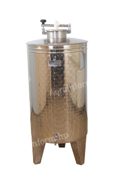 Stainless steel - inox - wine and brandy storage tank 1.000 litres