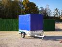 New Tractus 250 trailer with tarpaulin (180 cm), with registration plate 749.000 Ft