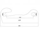 Front loader adapter / quick coupling set 2500 kg Volvo L28 / 30 / 32 / 35, JCB, Liebherr