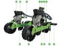 Wizard vacuum precision seeder WZ-K with electric gearbox