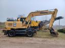 Kreiselbagger vom Typ Komatsu PW180-7 mit Gummirädern