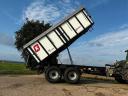 Kröger Agroliner centre axle three-way tipping trailer TKD302, 20 tonnes