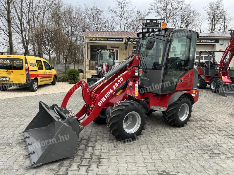 Čelný nakladač SHERPA 28-15 s motorom Kubota, kabínou a bez kabíny NOVINKA