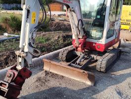 Takeuchi TB219 markoló sok extrával