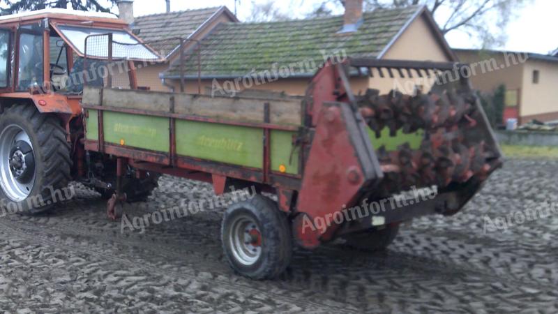 Fertiliser spreader, 3.5 t, 2 horizontal spiral roller