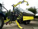 DL Agromaster Smart semitrailer with a manipulator