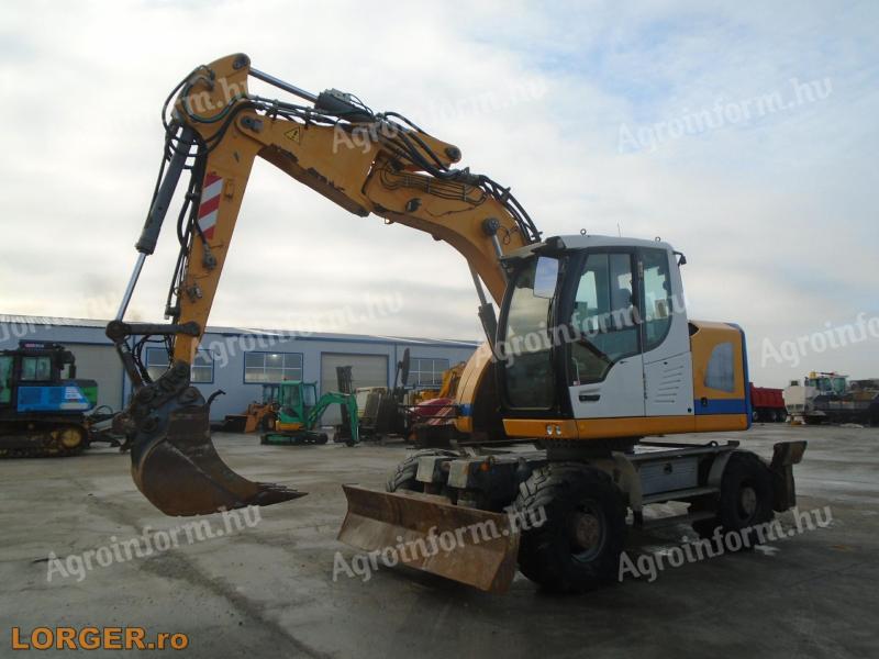 Liebherr A914 Excavator compact cu roți de cauciuc