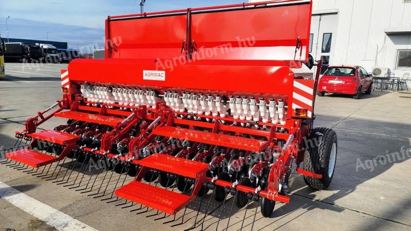 AGRIMAC cereal seed drill 3,00-3,50-4,00 m with fertiliser spreader