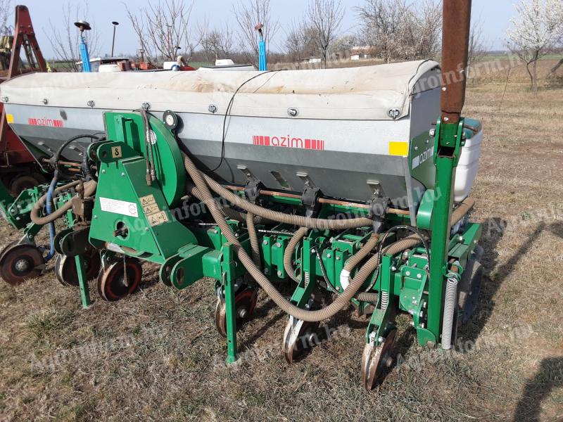 Azim disc telescopic seeder