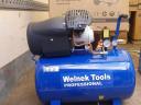 Kompresor, 2 valec, mazaný olejom, 3 HP, V valec, 100 l, 8 bar * Welnek Tools VK-0100V *