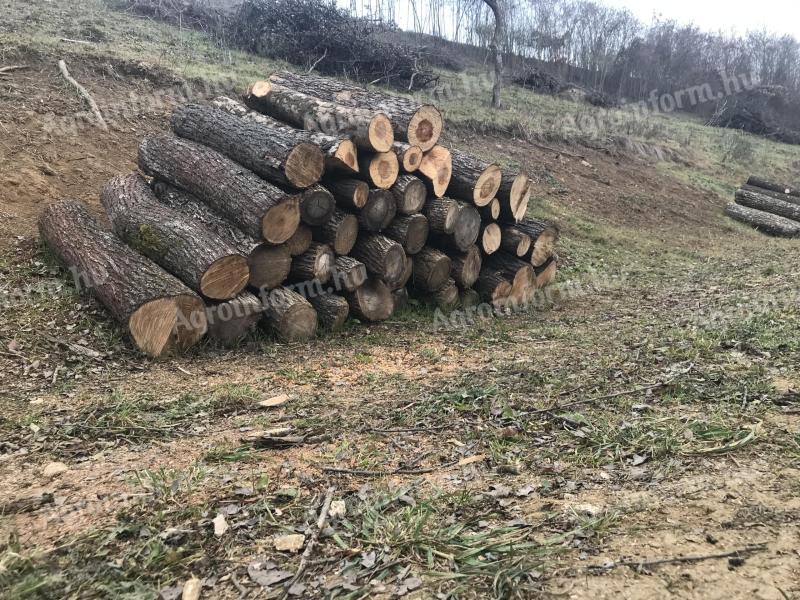 Halbjährlich geschnittenes Brennholz