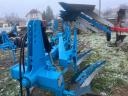 LEMKEN OPAL 140, 4 HEAD (3+1) SLOTTED REVERSIBLE PLOUGH WITH NEW WEAR PARTS